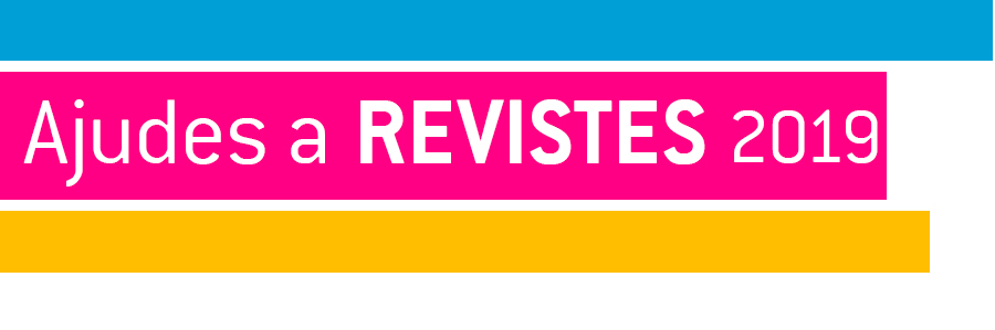 Ajudes a Revistes 2019