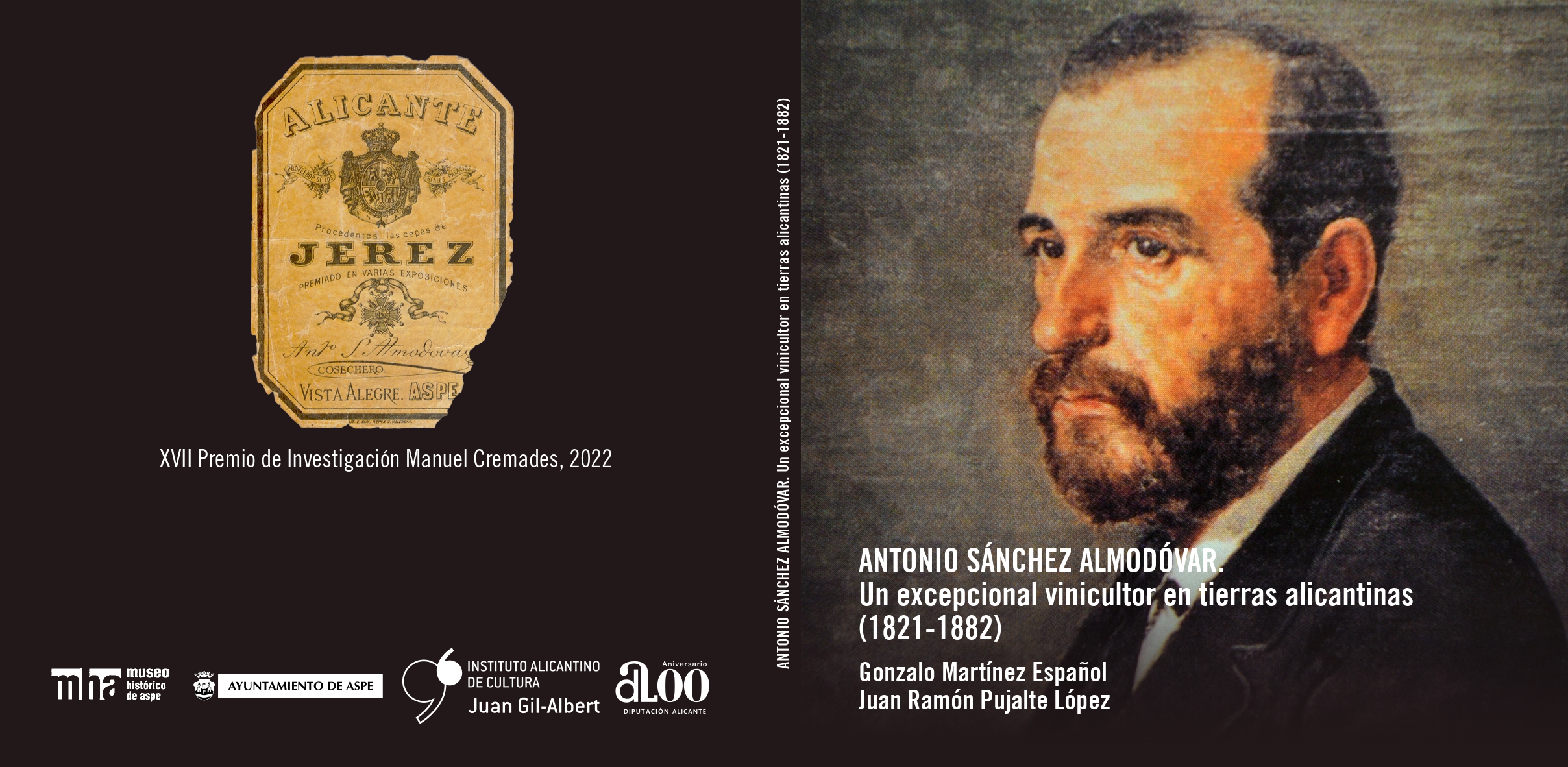 El Instituto Gil-Albert presenta la obra ganadora del Premio Manuel Cremades sobre el viticultor Sánchez Almodóvar