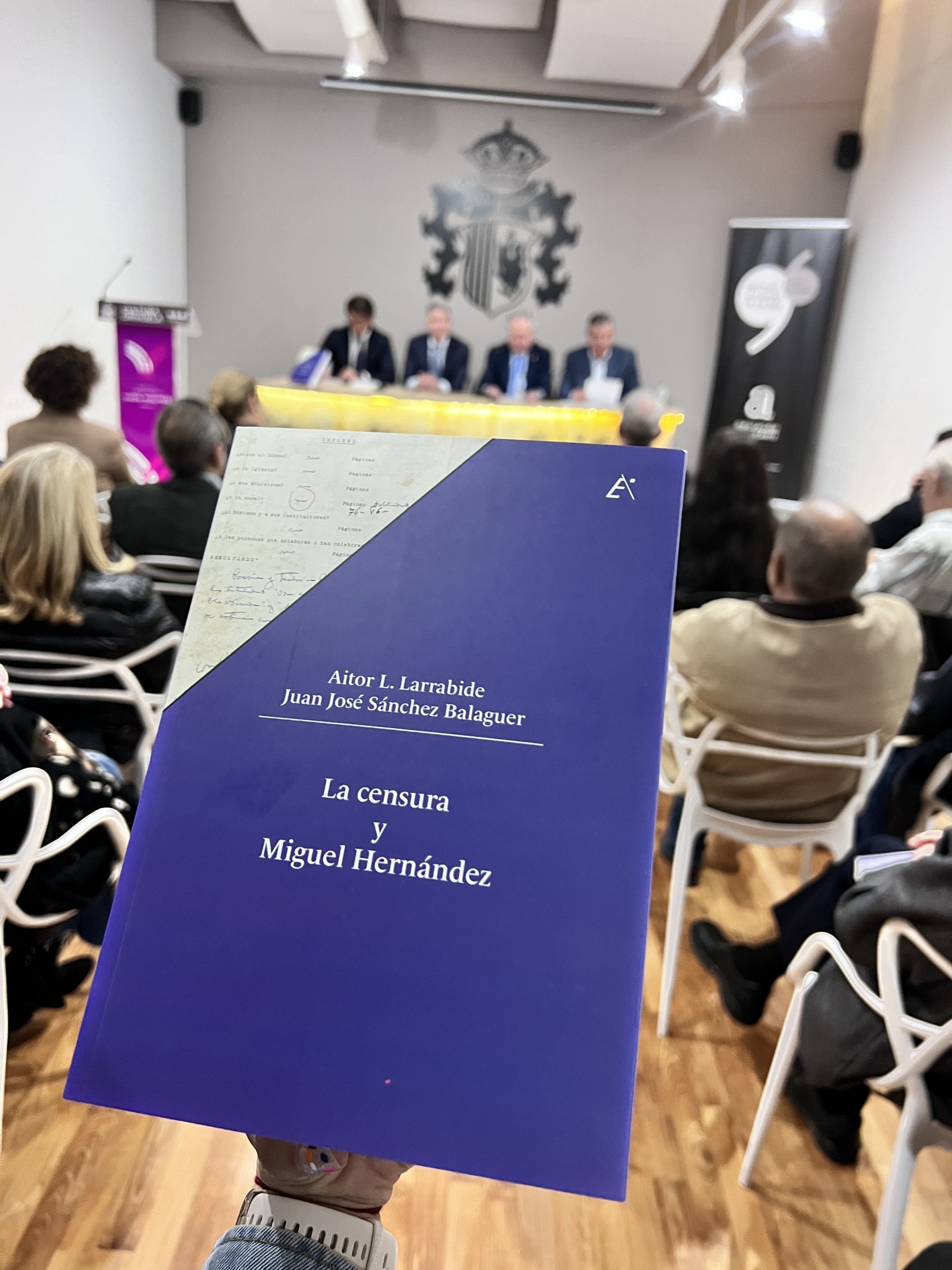 Presentación del libro <i>La censura y Miguel Hernández</i> en Orihuela