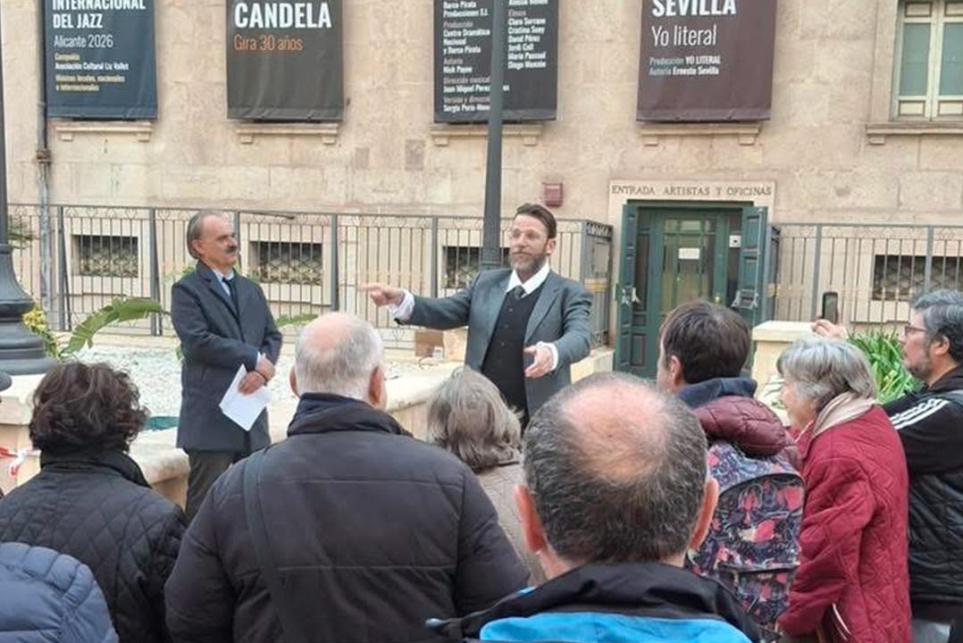 Revive la figura de Chapí con una charla teatralizada en pleno centro de Alicante