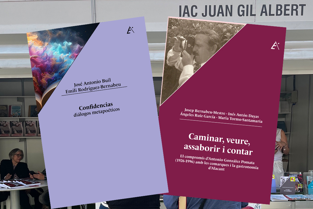 El IAC lleva la poesía y la gastronomía alicantina a la Feria del Libro de Alicante