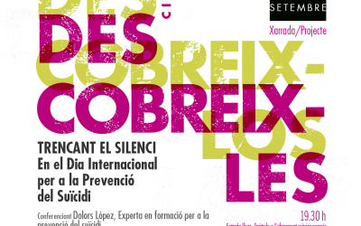L’Institut Gil-Albert reprén el cicle ‘Descobreix-los&Descobreix-les’ amb una xarrada amb motiu del Dia Internacional de la Prevenció del Suïcidi