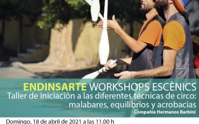L’Institut Gil-Albert inaugura el primer cicle d’arts escèniques amb un nou taller de tècniques de circ