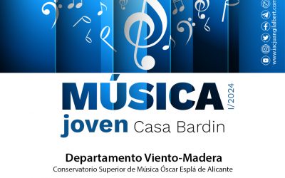 La Casa Bardín vuelve a acoger los ciclos musicales con alumnos del Conservatorio de Música Óscar Esplá